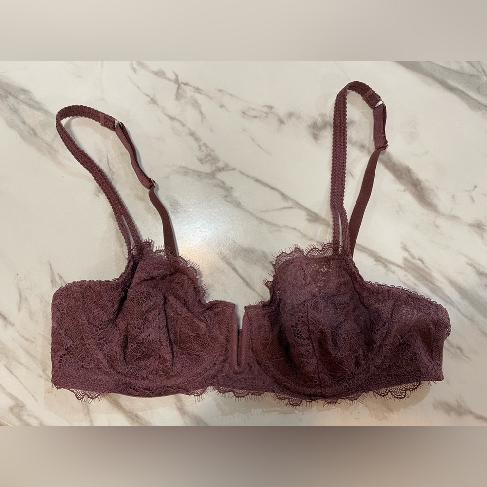 Purple Lace Bra